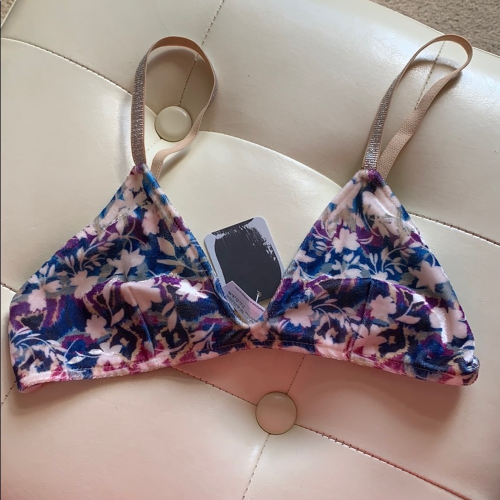 NWT velvet Urban Outfitter bralette